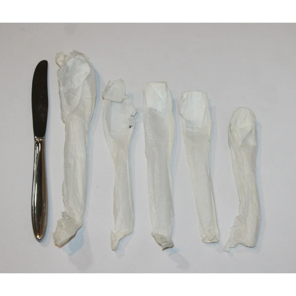 VTG Oneida Deluxe 6pc flatware place setting Taper Pattern 244 Stainless MCM NEW